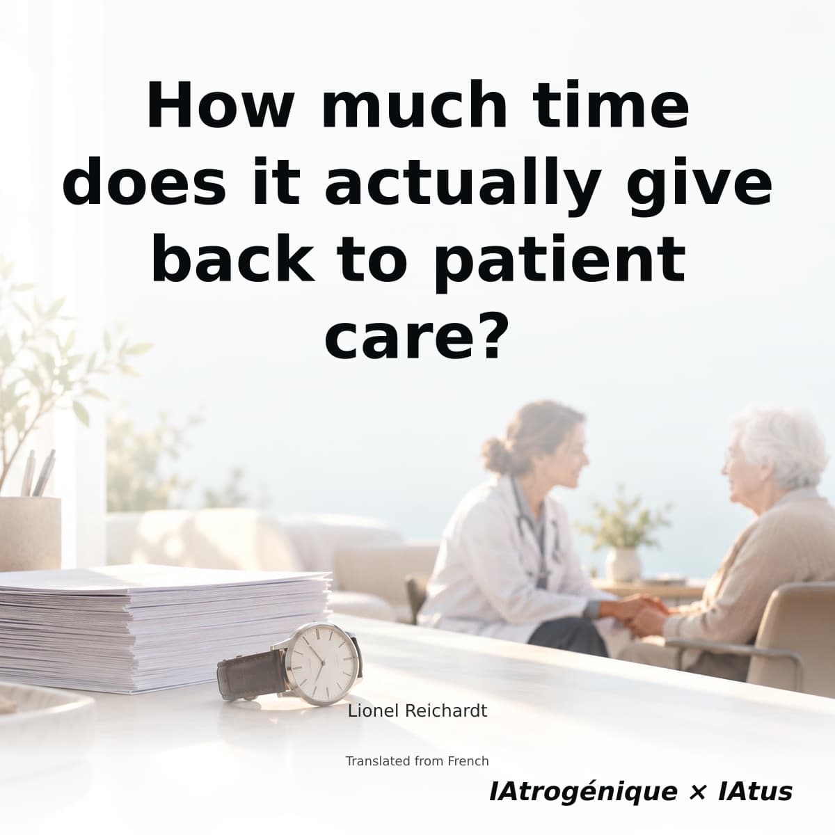 How much time does it actually give back to patient care?