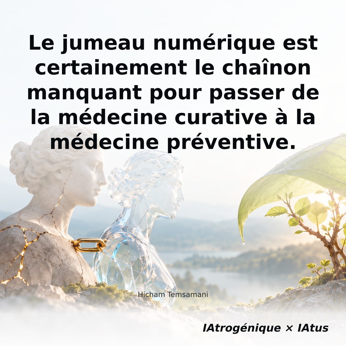 Le jumeau numérique est certainement le chaînon manquant pour passer de la médecine curative à la médecine préventive.