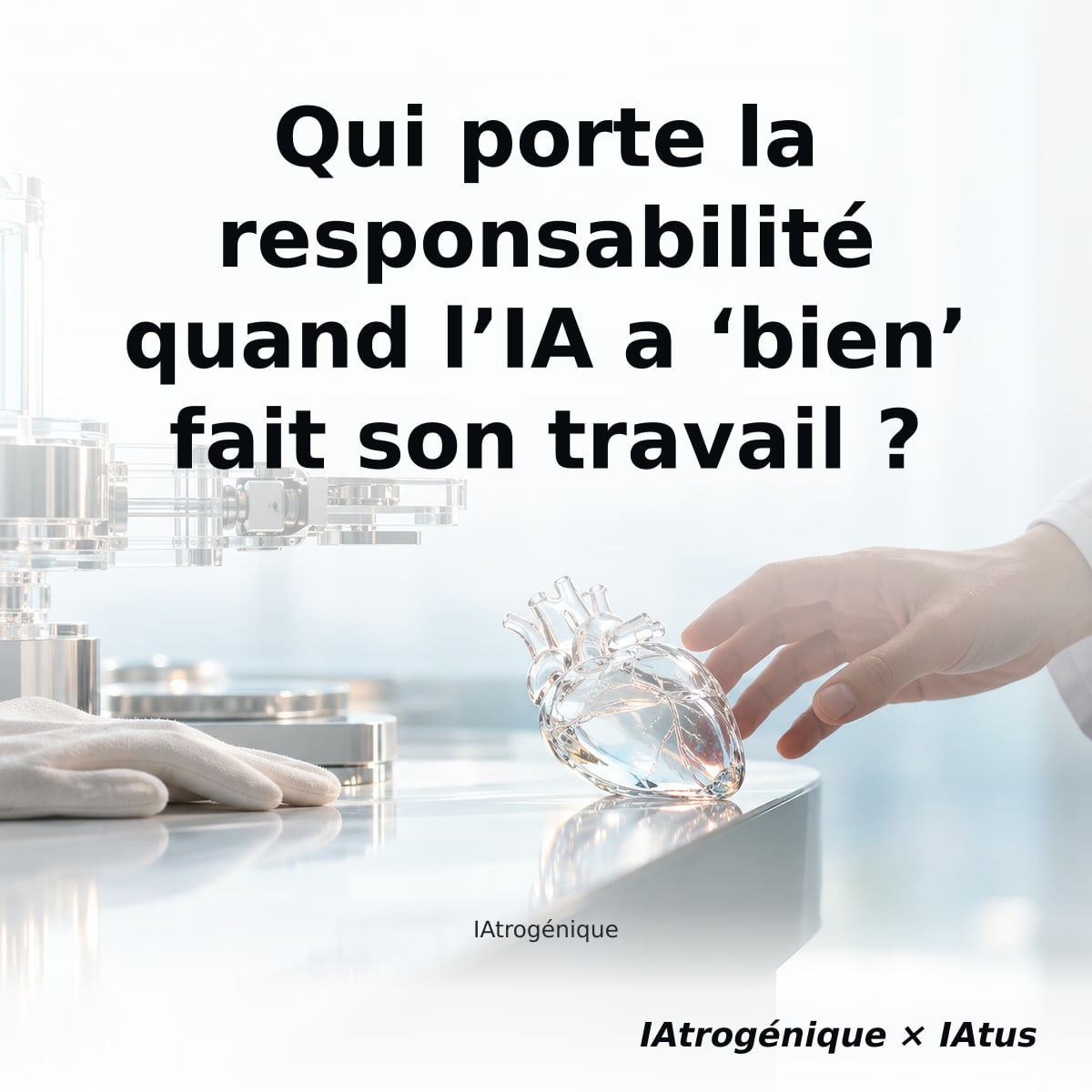 Qui porte la responsabilité quand l’IA a ‘bien’ fait son travail ?